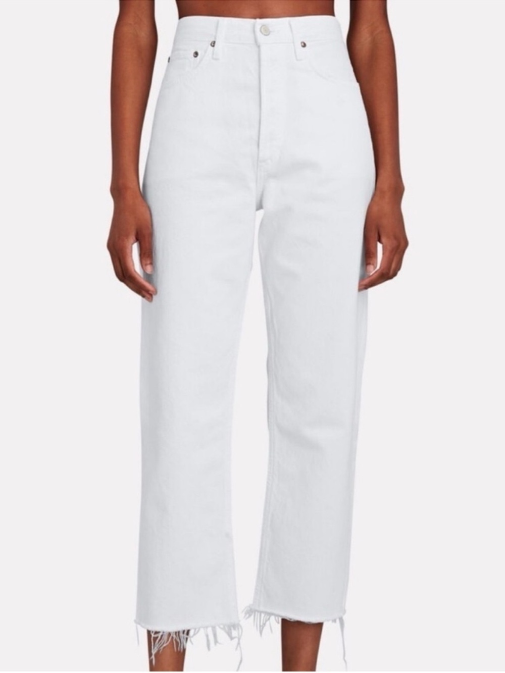 Agolde 90s High-Rise Straight Leg Women’s Jeans in White Sz 27